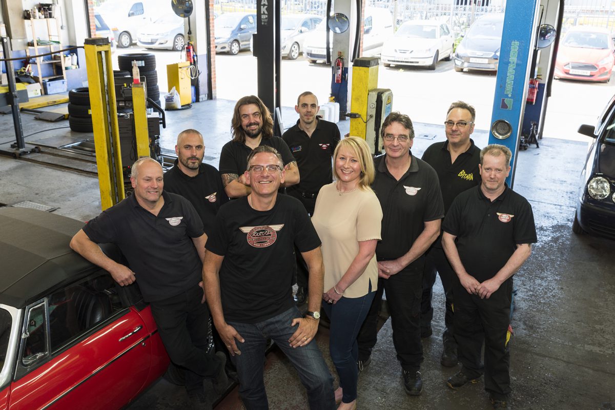 The staff at Bellfields Auto Services Garage